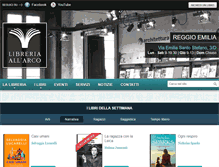 Tablet Screenshot of libreriallarco.it